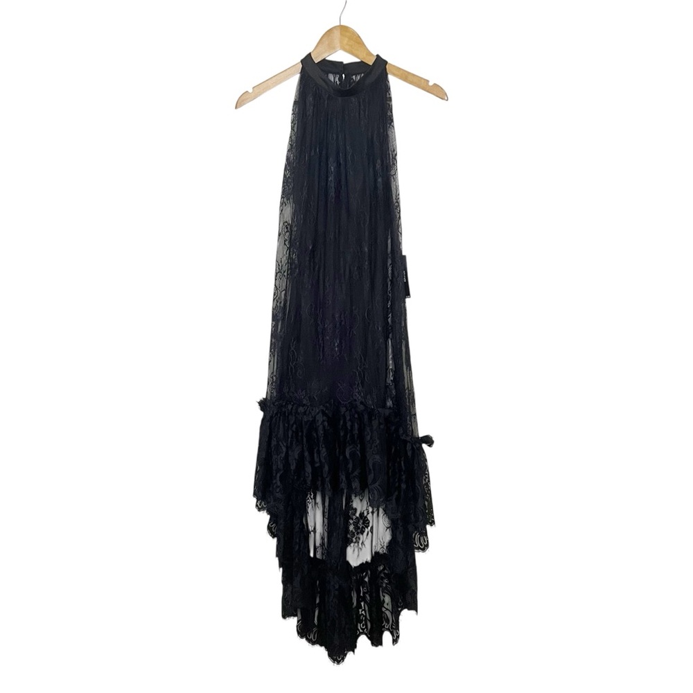 NWT VENUS Black Lace Dress